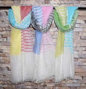 LINO Colección exclusiva Bufandas y chales tradicionales LS4003 Diseño de rayas fantástico - Product Image 1