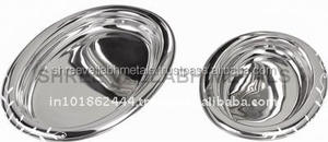 สแตนเลสออกแบบสูง3ช่องถาดรูปไข่ - Product Image 4