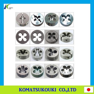 Authentique Japon OSG Matrices rondes SKS Matériel M3 25XM3X0.5 Matrices de découpe de filetage réglables pour usage général - Product Image 5