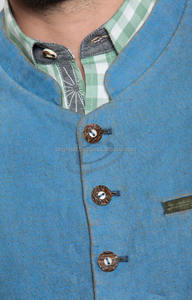 Chaleco Tradicional Bávaro para el Oktoberfest, Modelo Nuevo 2019, Tela Vaquera (Chaleco Bávaro) - Product Image 2