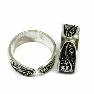 Shri Ashapura Jewels Adjustable Size Oxidized Plain <b>Silver</b> 925 Sterling <b>Silver</b> <b>Toe</b> <b>Rings</b> Fine BOHEMIA Lovers Unisex - Product Image 6