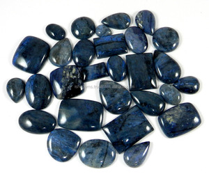 Dumortierite หินโมราผสม Cabochon 508.2 Cts,พลอยหลวม29ชิ้น - Product Image 4
