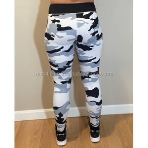 camo design gym wear leggings for ladies - Product Image 3