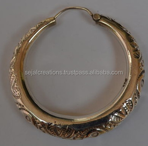 Pendientes de plata hechos a mano al por mayor, fabricante y proveedor de joyas de oro elegantes - Product Image 2