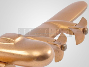 Aluminium Moulage au sable Modèle d'avion décoratif Décoration de bureau à domicile - Product Image 3