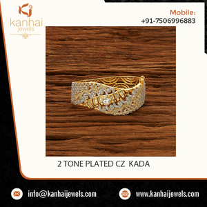 Trusted Manufacturer Selling American Diamond Kada Available <b>for</b> <b>Women</b> - Product Image 2
