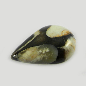 หินอัญมณีทรงหลวม Cabochon 2.75 Gms ถั่วลิสงแจสเปอร์16X25มม. ลูกแพร์ - Product Image 1