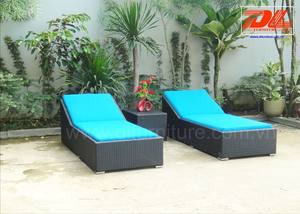 Mobilier en rotin unique Chaise longue et siège de jardin pour hôtels, salons, chambres à coucher et salle à manger pour terrasse et piscine - Product Image 4
