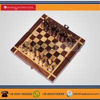 Jeux d'échecs de sport d'intérieur en bois pliants pour enfants et adultes