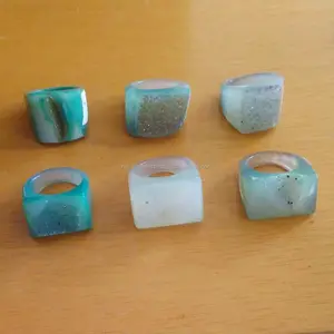 Agate rings