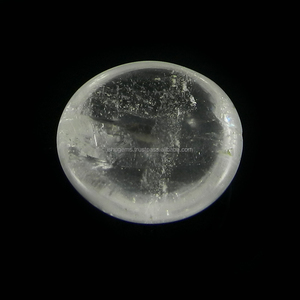 7,50 g de cristal de quartz naturel, cabochon rond de 24 mm, pierre précieuse pour bijoux - Product Image 2