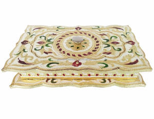 Caja de Chocolate Meenakari, hecha a mano, decorativa, diseñada para Chocolate, caja de frutas secas - Product Image 1