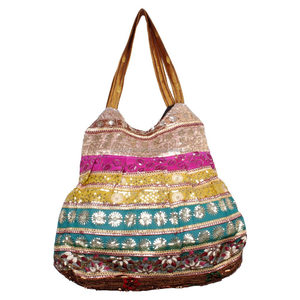กระเป๋าถือออกแบบอินเดีย,BG-4B ขายส่งสุภาพสตรีอินเดียกระเป๋าถือ,อินเดียกระเป๋าแฟชั่นสุภาพสตรีกระเป๋าถือ - Product Image 1