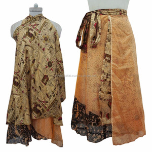 Wende kleid Garten Seide <span class=keywords><strong>Magic</strong></span> Wickel rock Plus Size Long 36 "Sari Around Röcke Kleid Strand tragen Frauen <span class=keywords><strong>Wrap</strong></span> around Großhandel