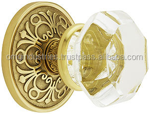 OMG ngành công nghiệp rắn brass Knob trên trở lại tấm cửa tấm xử lý Tủ kéo nhà bếp phần cứng ngăn kéo kéo xử lý - Product Image 6