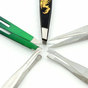 Juego de Pinzas para Cejas L.A. ELAHI CO Professional 2026, 5 Piezas, Acero Inoxidable de Lujo, Excelente Calidad, Puntas Inclinadas para Depilación - Product Image 3