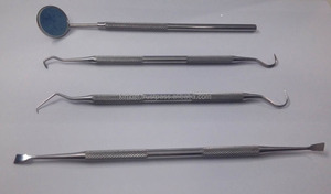 Kit de herramientas dentales de mano Herramienta de escalador manual de acero inoxidable y juego de removedor de cálculo de sarro para eliminación de manchas dentales - Product Image 4