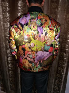 Grande veste bombardier en Satin, blouson Varsity personnalisé du Pakistan - Product Image 6