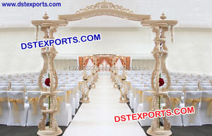 Puerta de bienvenida de cristal de fibra de corte para boda, puerta de bienvenida de boda india - Product Image 6