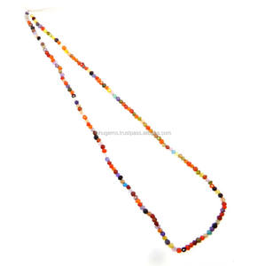 Cuentas para la Fabricación de Joyas - Cuentas de Circonita Cúbica Multifacética de 2.75mm y 13 Pulgadas de Largo - Gemas Ishu Modelo IG5032 - Product Image 3