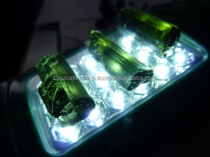 
 
 
 Turmalina Verde Natural Sin Cortar al por Mayor - Piedras Preciosas Sueltas de Colores Mezclados de Origen Indio Sin Tratamientos Peso Personalizado por Unidad - Product Image 2