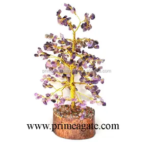 Árbol de amatista Bds 300, cristal de ágata, árbol de la Fortuna, decoración del hogar, árbol de piedras preciosas, artesanía