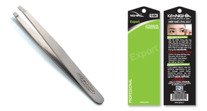 Pinza para Cejas NGHIA Superb Export T-04 de Acero Inoxidable Plateado con Acabado Gris de 95.5mm de Longitud - Product Image 6