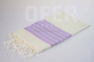 Serviette turque Didim Pestemal, fouta tunusienne, peshtemal, Hamam vente en gros de la collection bambou coton bambou fabriquée en Turquie - Product Image 3
