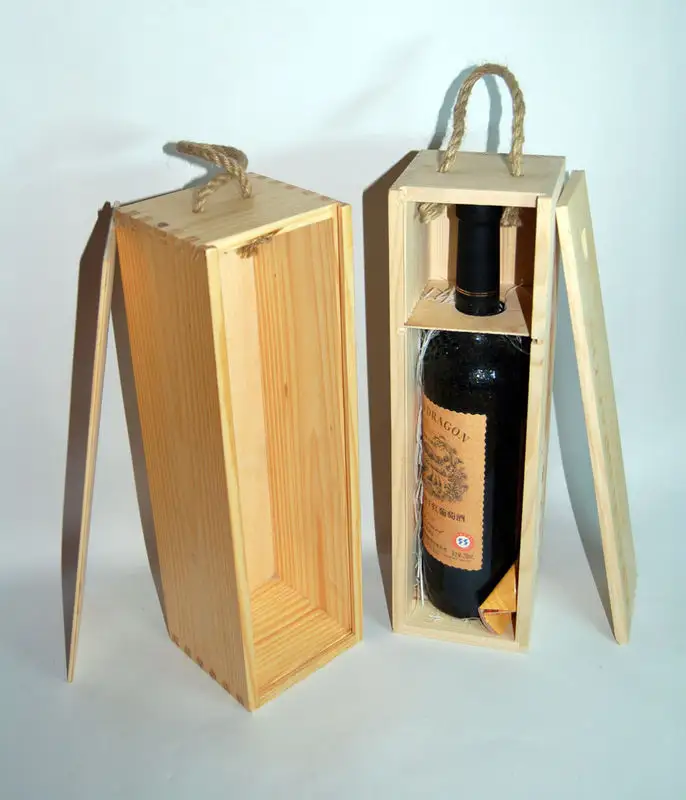 Caja de madera para vino, mejor precio