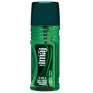 Shampooing pour la tête et le corps pour hommes Imaj 2in1 700 ml grand lavage avec couverture en feuille de PC menthol hangar en plastique - Product Image 2