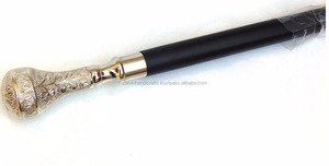 Bâton de marche en bois noir, joli manche de réveil, de styliste, - Product Image 5