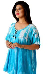 ROBE COURTE BRODERIE BLEU CLAIR - Product Image 6