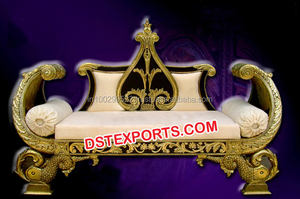 Sofá de boda del rey Maharaja, escenario de boda, de dos plazas - Product Image 2