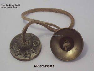 Cloche de méditation Tingsha, accessoire simple - Product Image 6