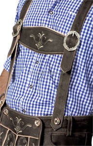Oktoberfest allemand bavarois Trachten Lederhosen Cuir véritable (Okotberfest Trachten Garments) personnalisé 2024 - Product Image 4