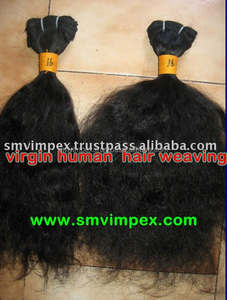 Tissage de cheveux naturels non transformés de cheveux bruts de vente chaude d'Inde. Aucun compromis Tissage de cheveux de l'Inde. - Product Image 5