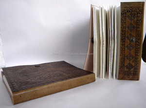 Cuaderno de cuero con diseño de árbol de la vida en relieve vintage hecho a mano al por mayor - Product Image 4