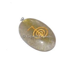 Pendentifs Reiki en Lapis Lazuli en forme de crayon plat - Product Image 4