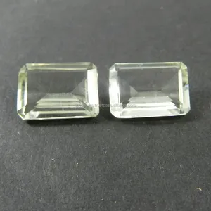 2 Cái Thạch Anh Tím Xanh 10X14Mm Hình Chữ Nhật Cắt 11 Cts Stones Cho Trang Sức IG2442