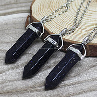 Coszcatl Export Pendentif Prisme Hexagonal Classique Unisexe en Argent Sterling 925 et Onyx Noir, Sertissage clos, Thème Point de Guérison Chakra, pour Fête