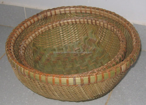 Cesta de bambú NATURAL, fábrica en VIETNAM, precio más barato - Product Image 6