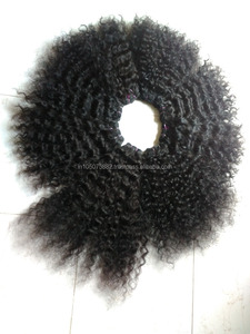 Máquina de cabello humano Remy rizado indio sin procesar precios de fábrica de trama - Product Image 2