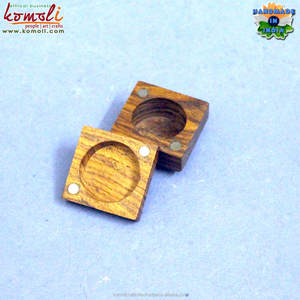 คมตัดทำด้วยมือตกแต่งกล่องแหวนไม้ - Product Image 4