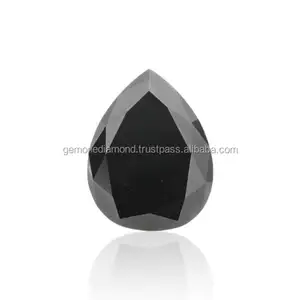 真正的花式形状喷气黑色玫瑰放松碳硅石，花式形状黑碳硅石，碳硅石宝石