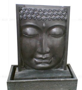 Fontaine d'eau de jardin Bouddha en résine GRC - Product Image 1