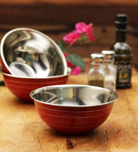 King bol à doigt international avec couvercle plat/bol avec couvercle/bol de lavage meilleure qualité meilleur acier inoxydable coloré - Product Image 5