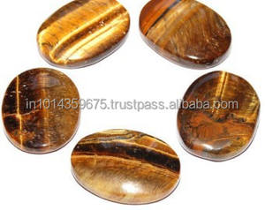 Cabujones redondos de ojo de Tigre, cristales sueltos, piedras curativas, piedras preciosas naturales calibradas - Product Image 3