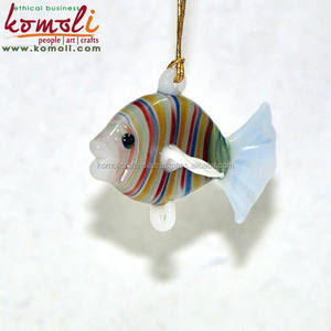 New Trendy <b>Fish</b> <b>Glass</b> <b>Ornament</b> Dolphin Figurines Christmas Decorations - Product Image 4