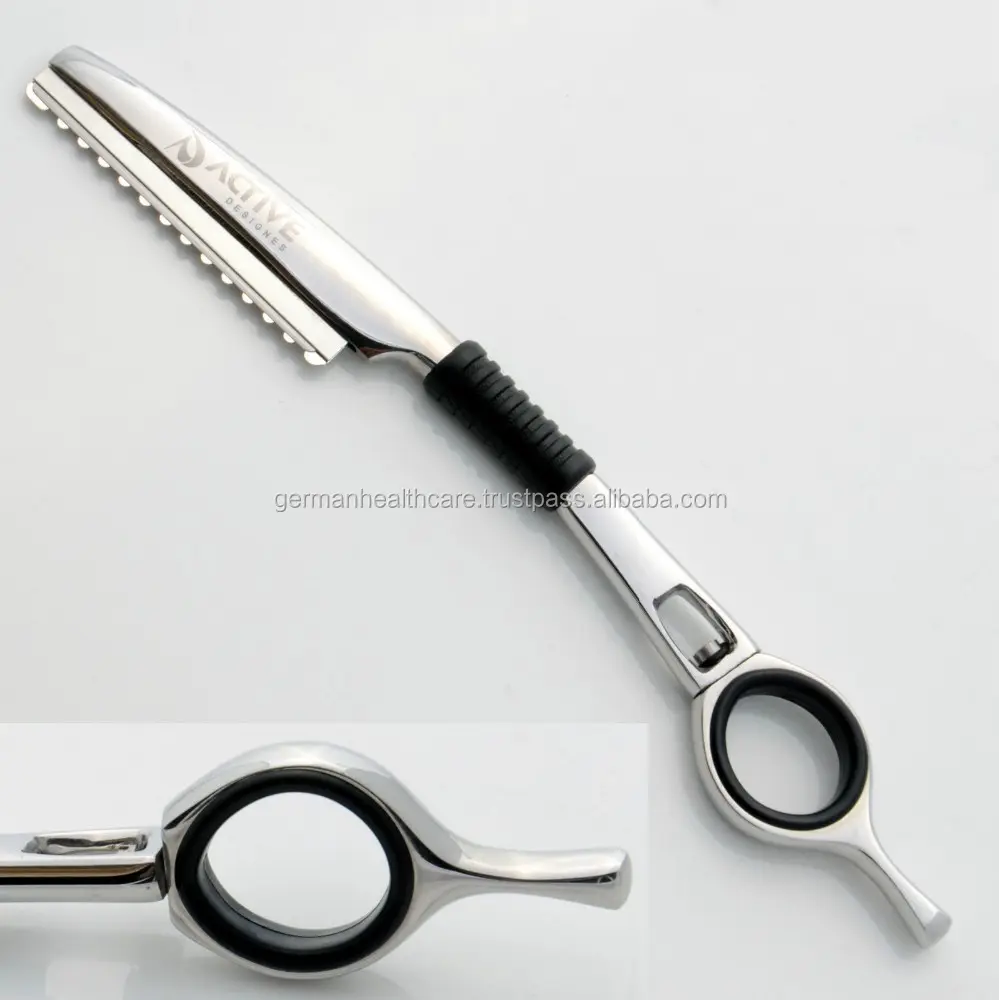 Hair Styling Thinning Razor Comb Movable Ring 7"
