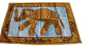 Ấn Độ tay thêu bảng Runner tường treo Thảm trang trí dân tộc voi Sequins chắp vá dân tộc tấm thảm - Product Image 4